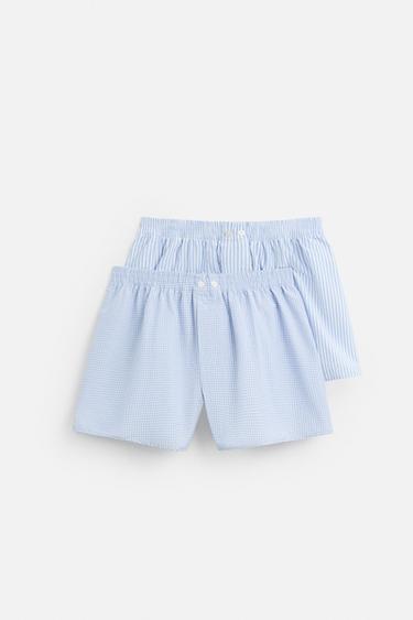 2-PACK OF COMBINED POPLIN BOXERS - various by Zara