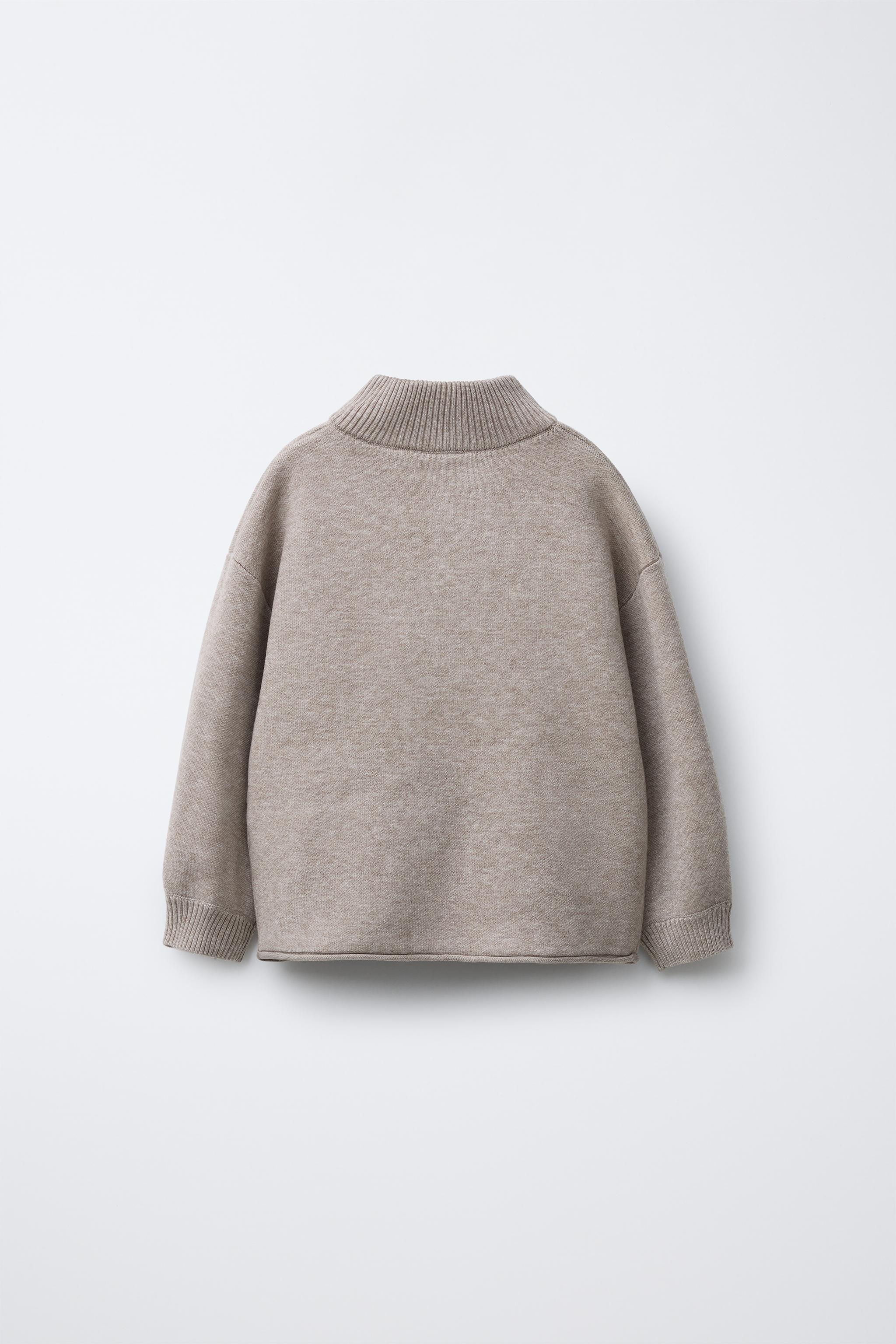 BUTTON KNIT SWEATER - Beige | ZARA Canada