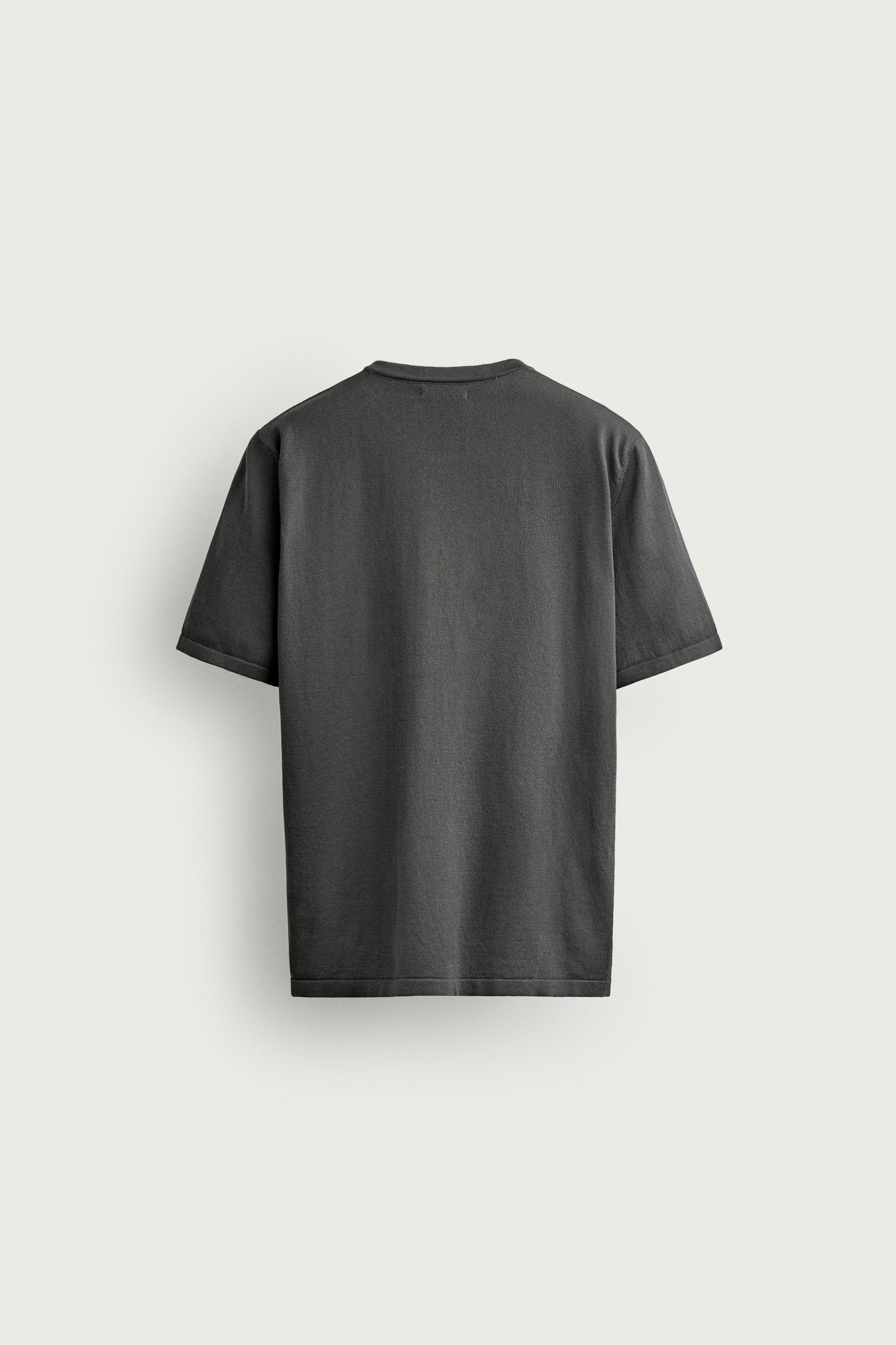 KNIT HENLEY T-SHIRT