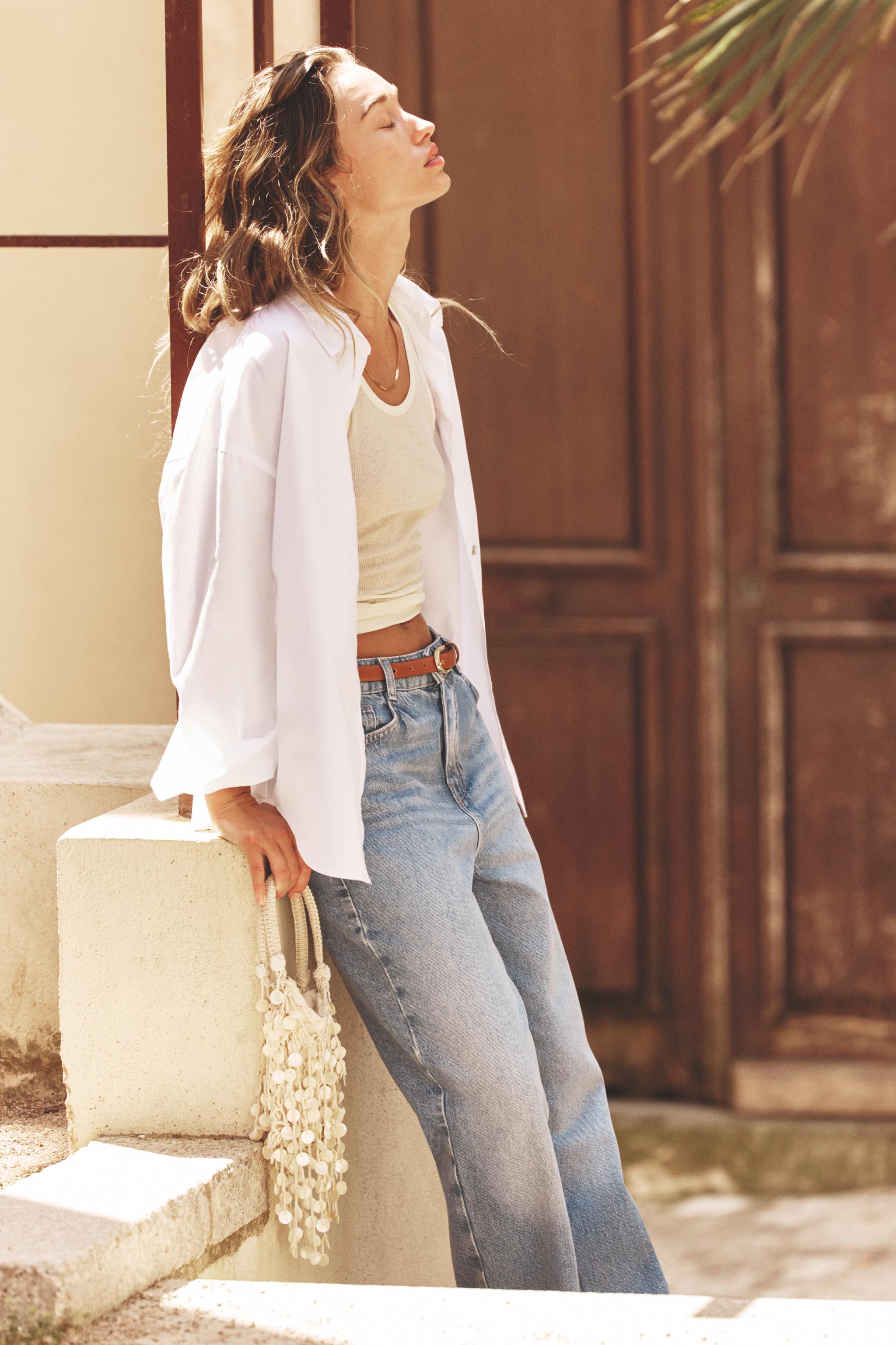 BASIC POPLIN SHIRT - White | ZARA United States