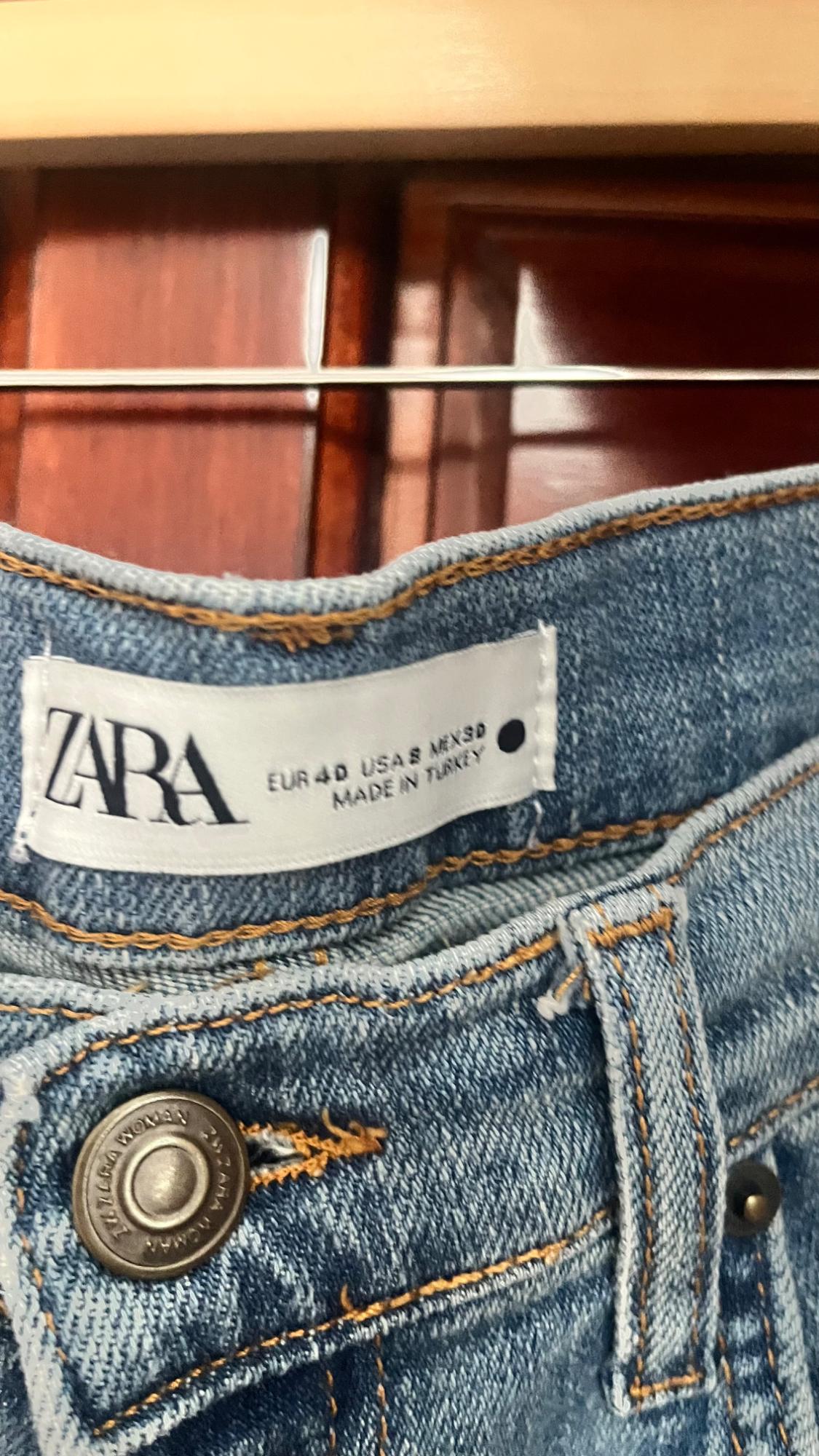 ZW SLIM HIGH-WAIST FIT CROPPED JEANS - Image 2