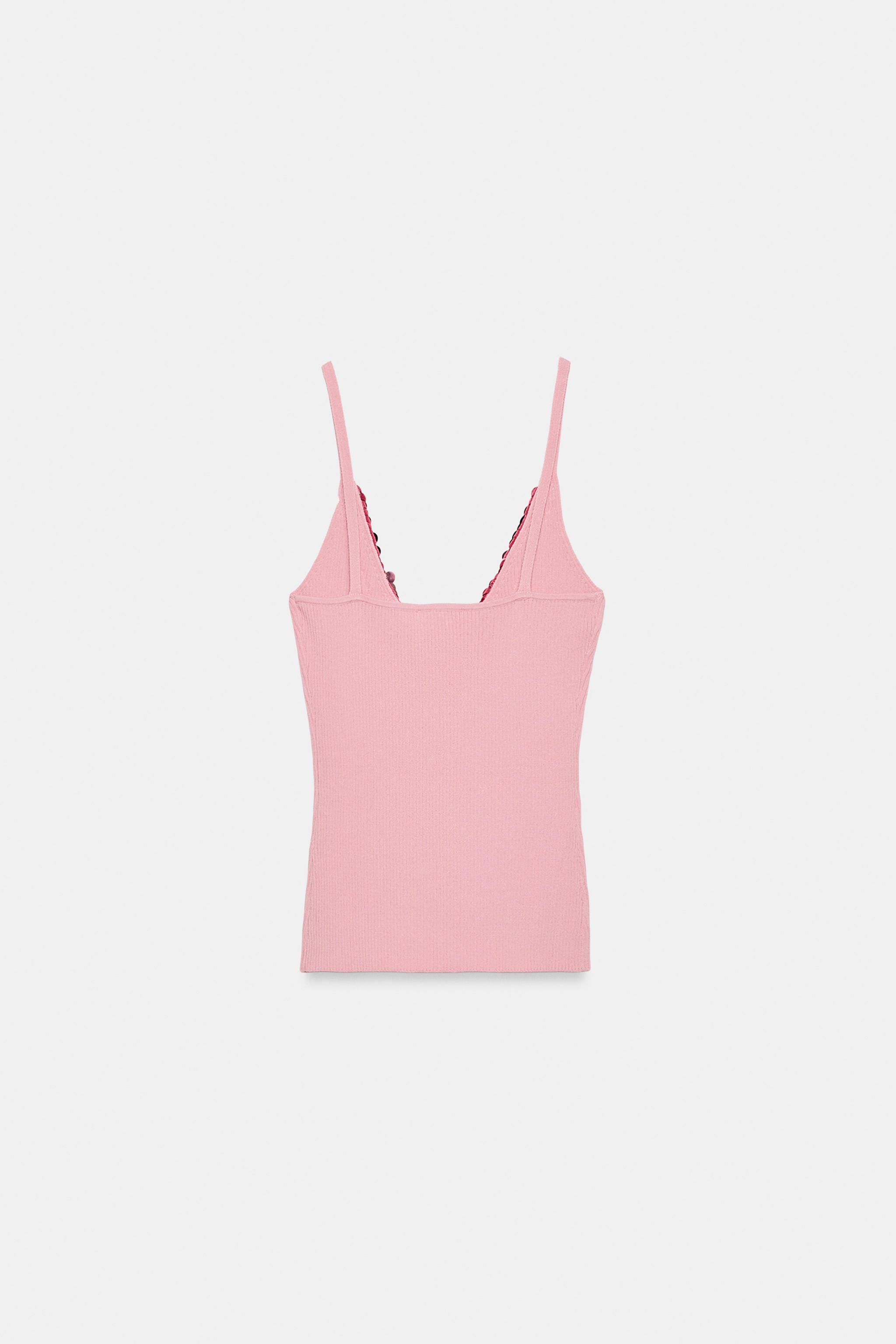 SEQUIN STRAP TOP