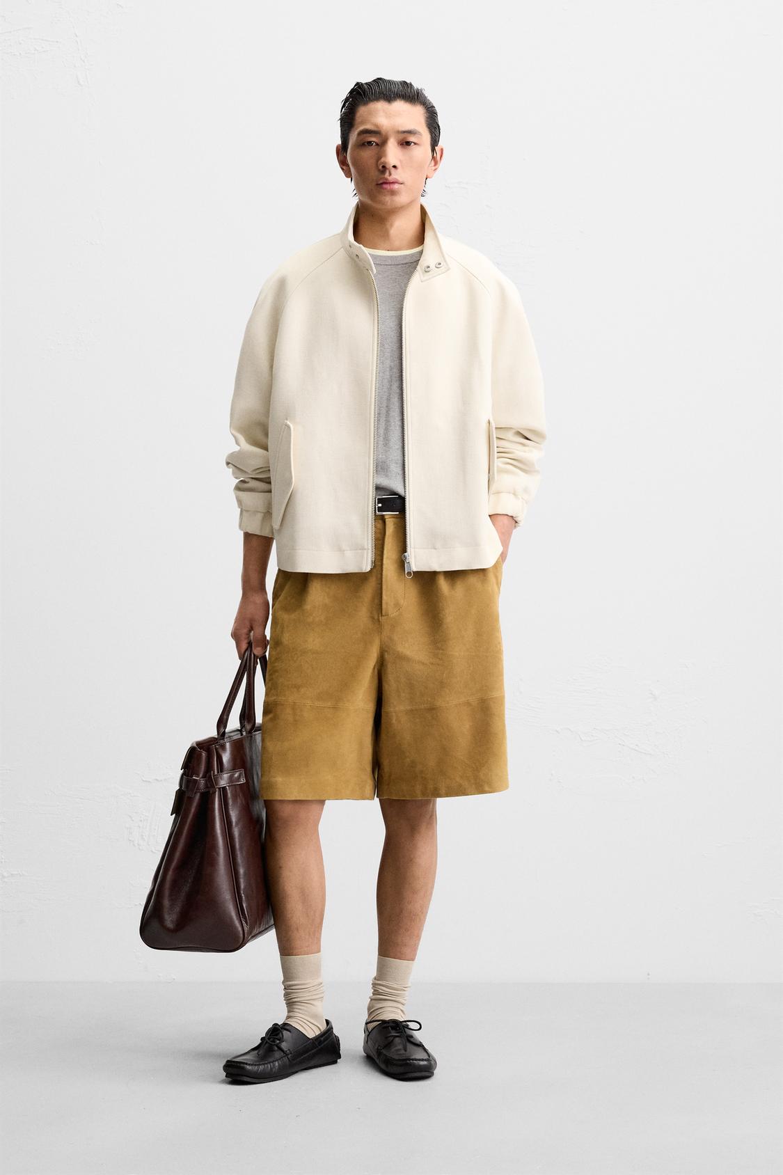 ЖАКЕТ ИЗ ТЕКСТУРИРОВАННОГО ХЛОПКА ZARA