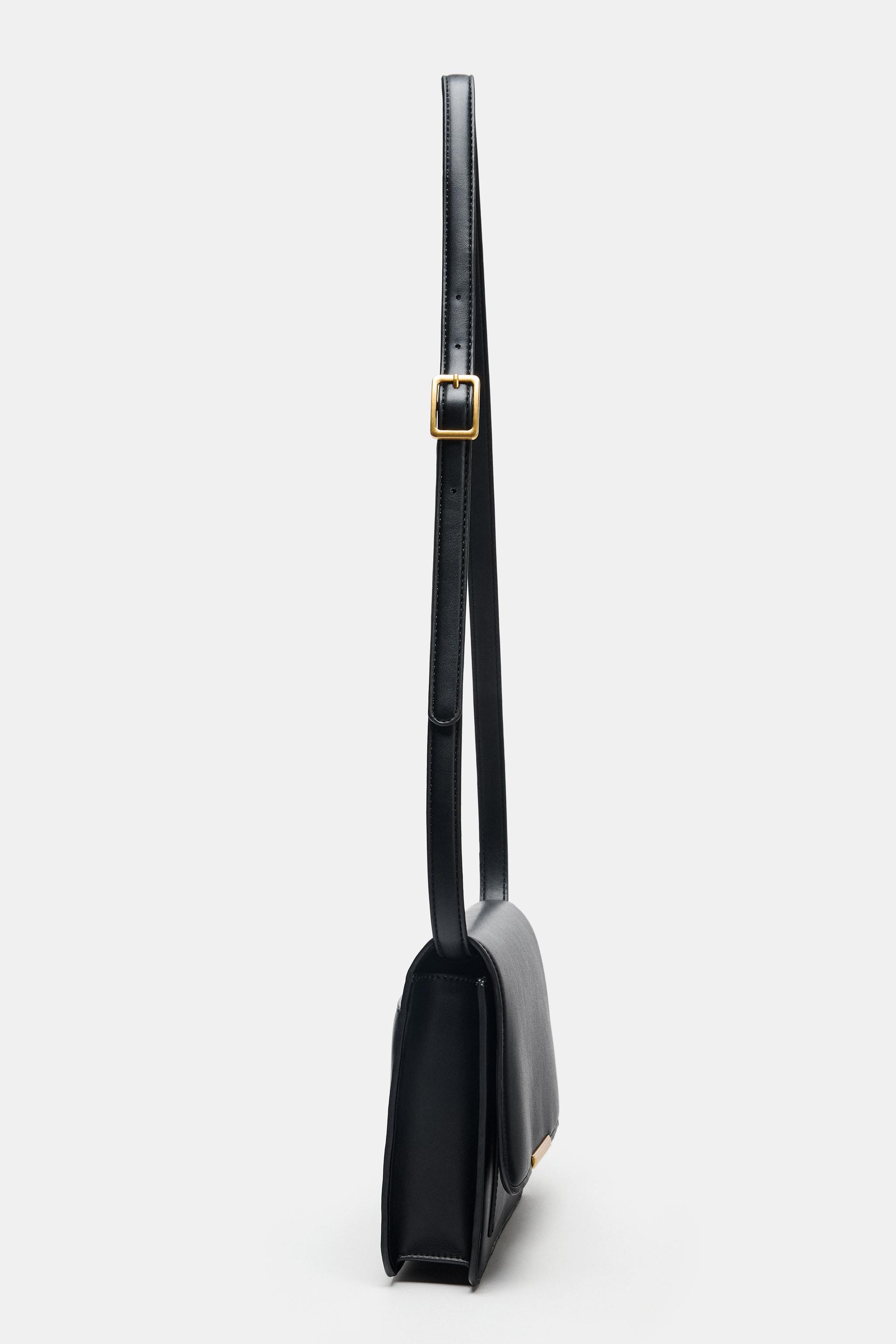 CROSSBODY BAG WITH METAL DETAIL - Black | ZARA United States