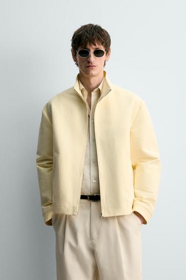 CHAMARRA REGULAR FIT EDICIÓN LIMITADA - Mantequilla de Zara