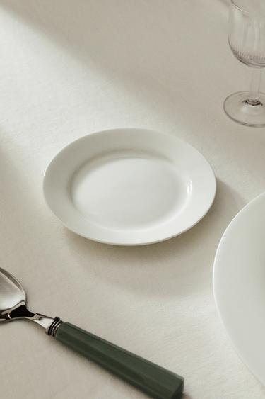 BONE CHINA SIDE PLATE - White by Zara - Image 5