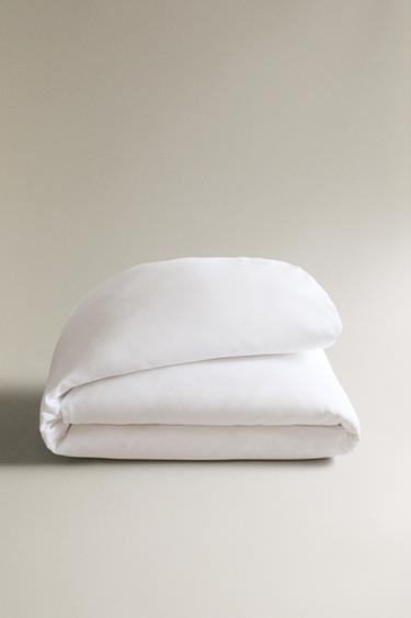 PIQUÉ COTTON BEDSPREAD - White by Zara