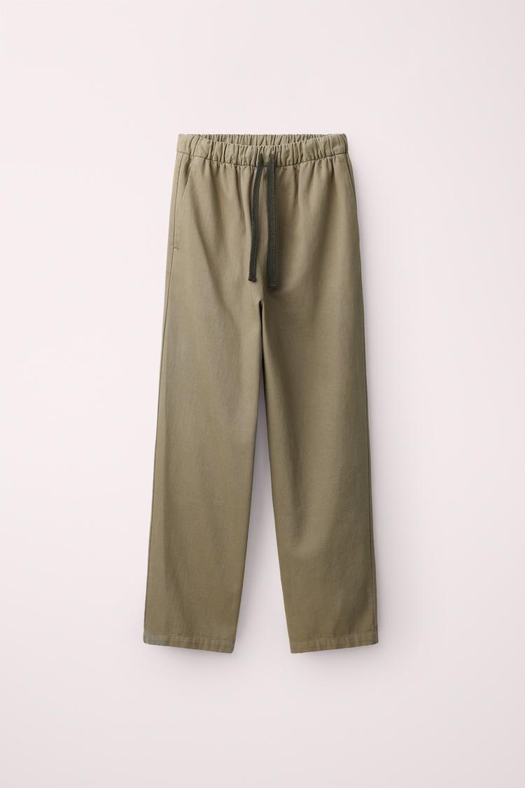 Pantalón liso lazada contraste created by caramel london x zara
