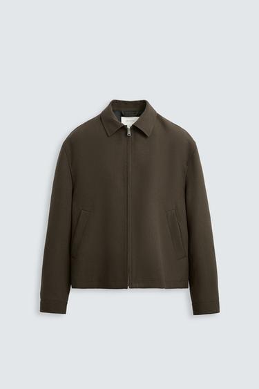 WOOL OVERSHIRT - Earth by Zara