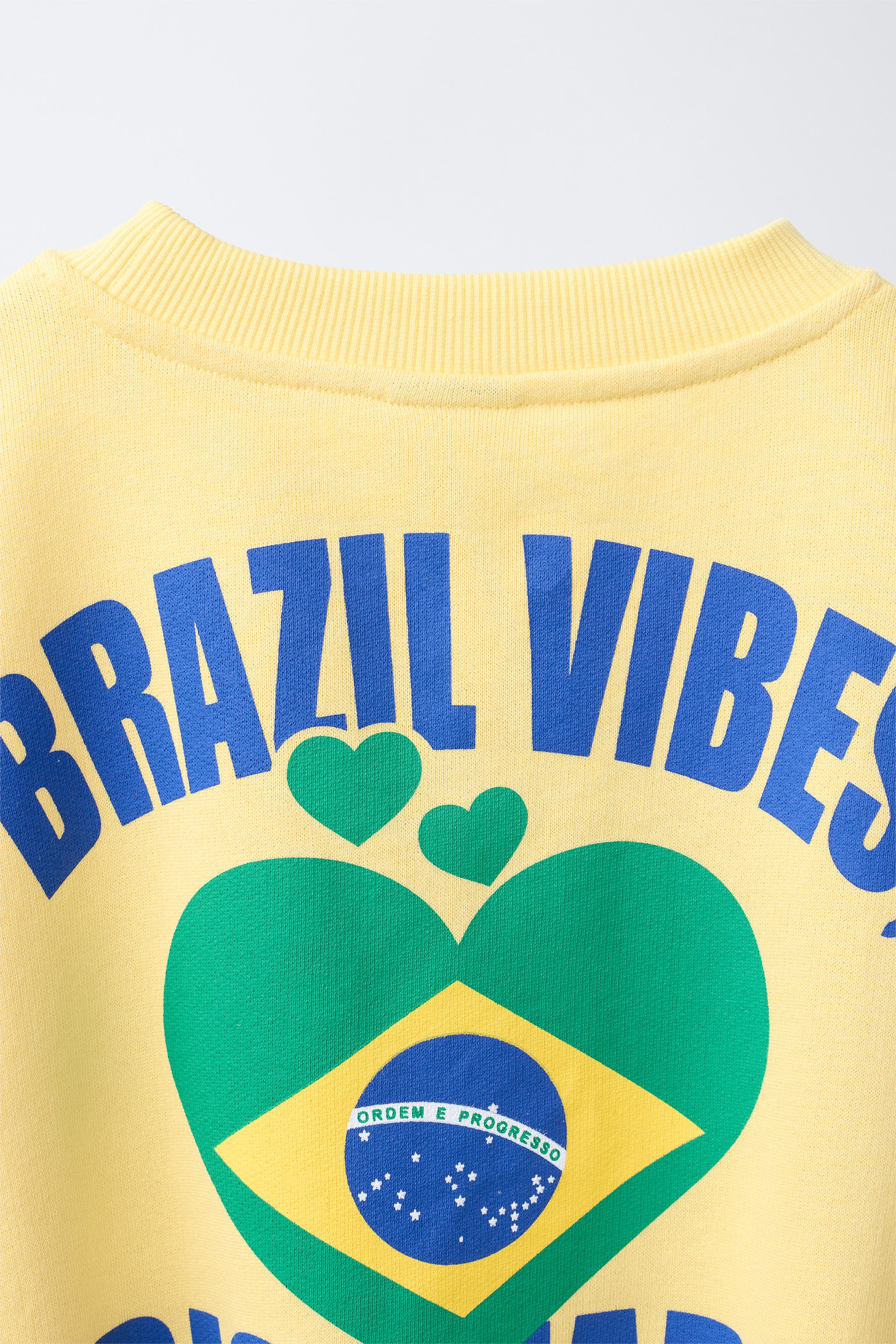 BRAZIL PRINT SWEATSHIRT