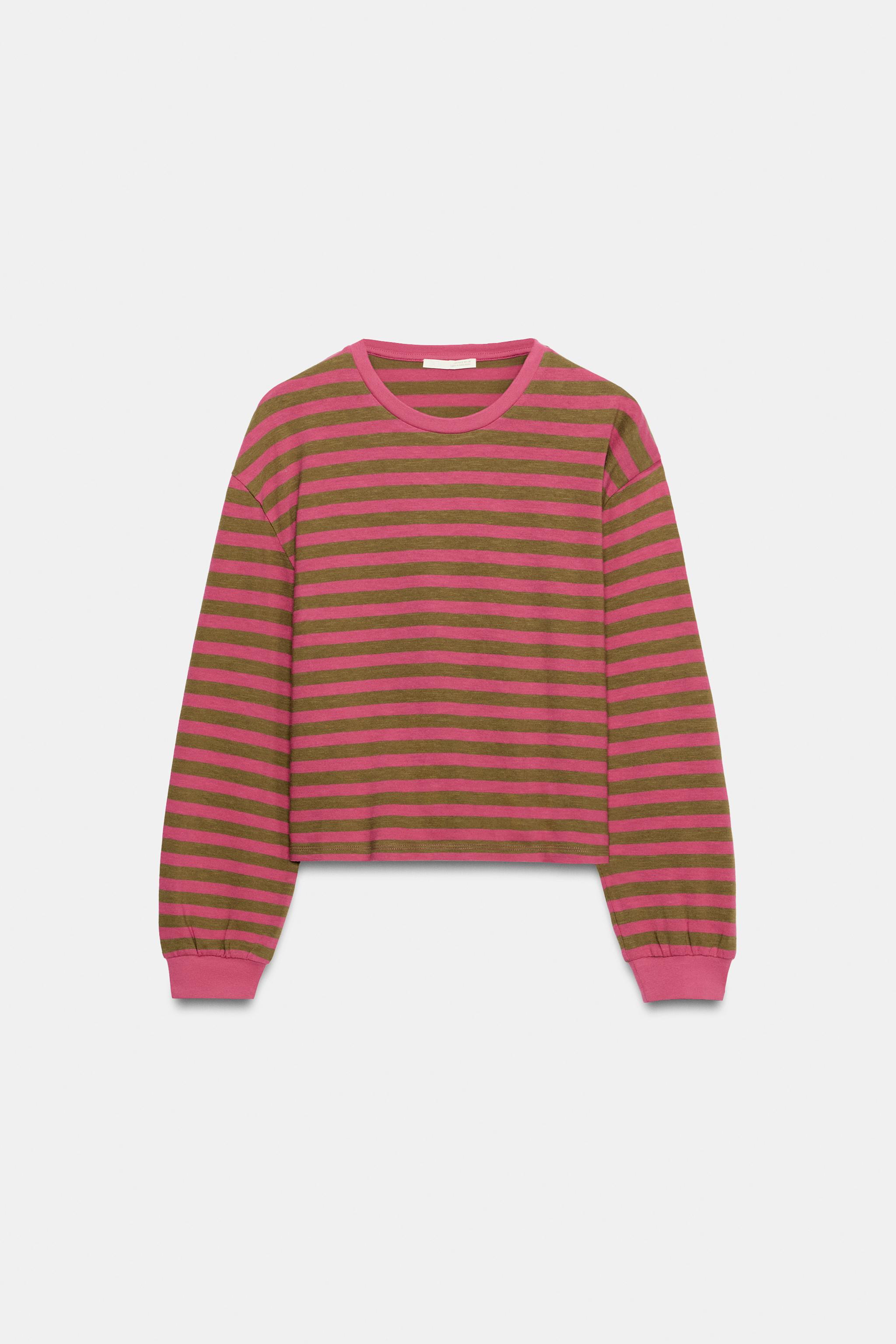 STRIPED LONG SLEEVE T-SHIRT