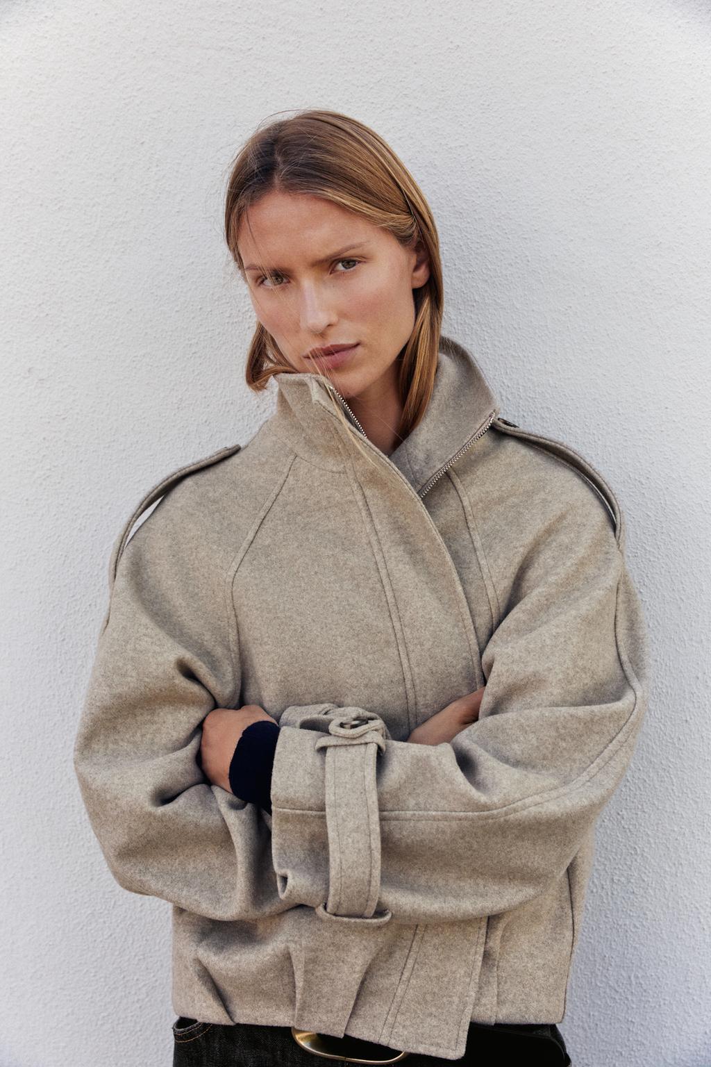 BOMBER JACKET WITH TAB DETAIL