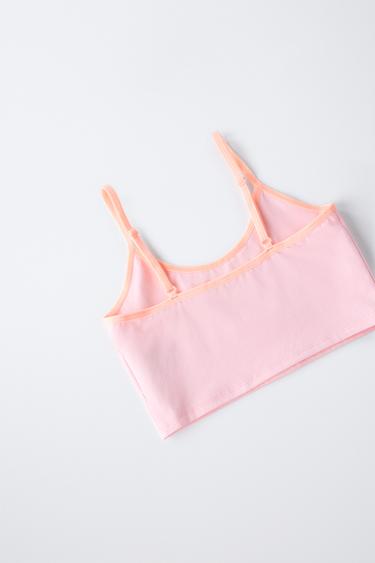 9-14 ANS/ LOT DE DEUX HAUTS DÉTAILS FLUO - Multicolore de Zara - Image 2