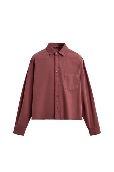 WASHED BOXY FIT SHIRT