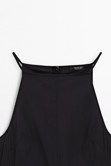 JUPE VOLANTÉE ENTRE-DEUX - Noir de Zara - Image 4
