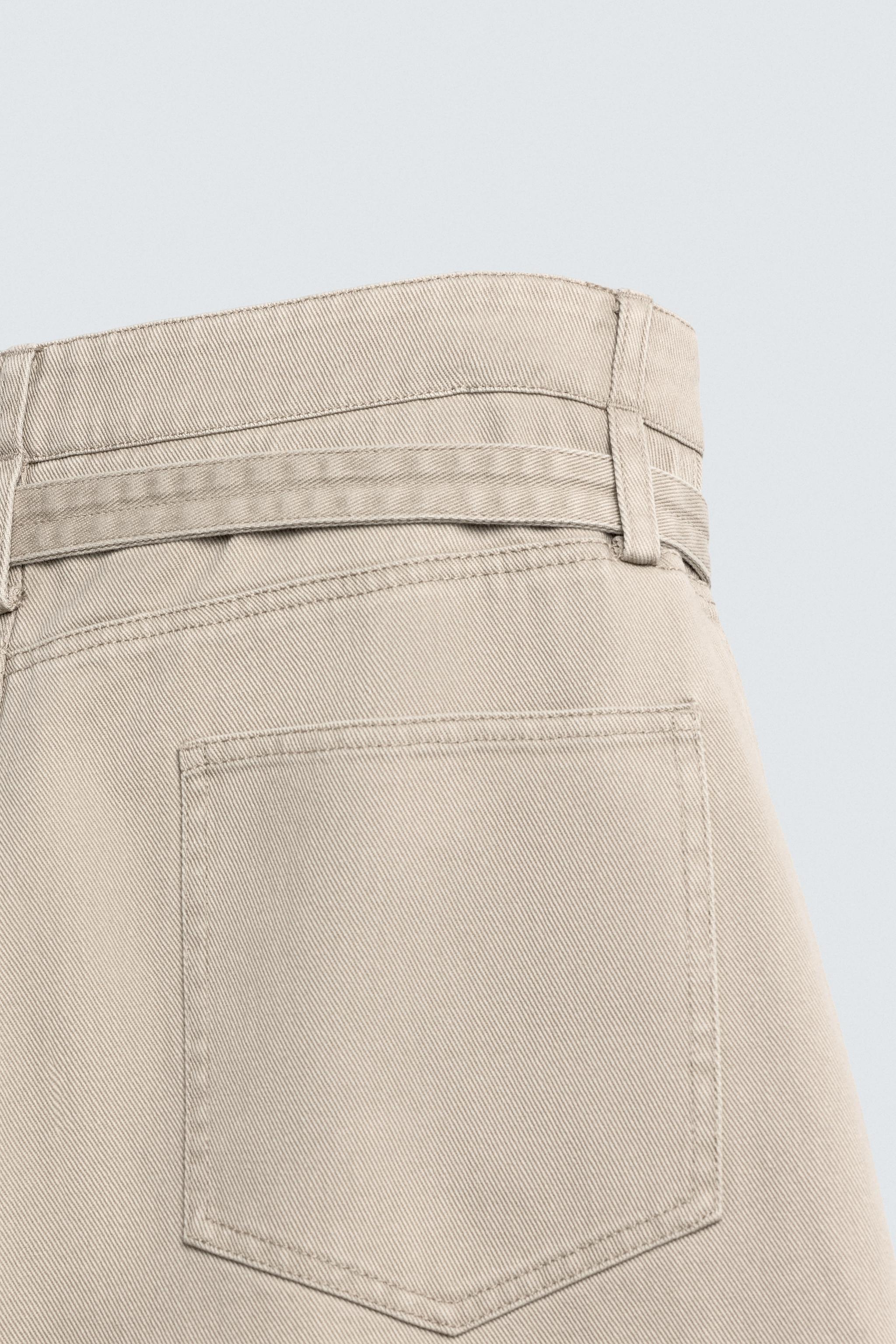 PANTALON BALLON LARGE AVEC CEINTURE