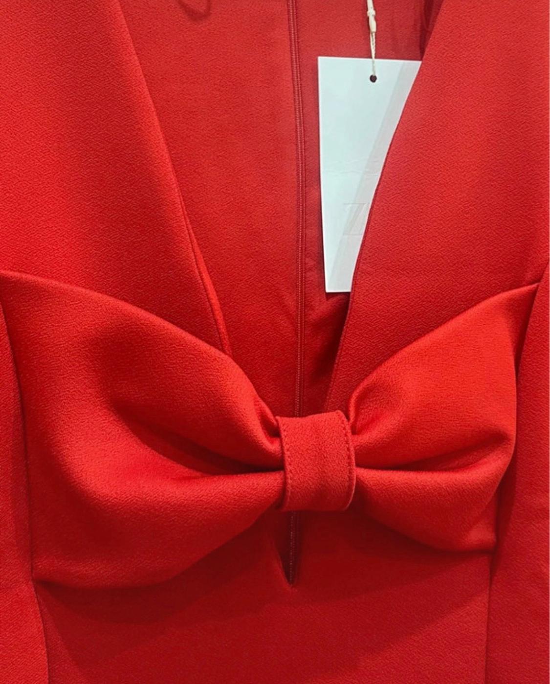 MINI DRESS WITH BOW - Image 3