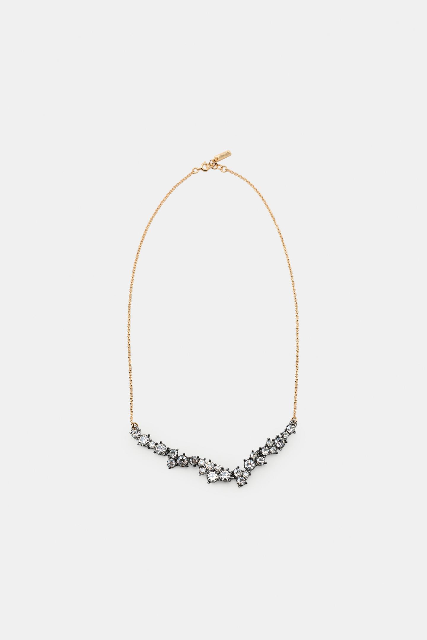 Женская цепочка Zara Jewel Chain, цвет: Золотой — фото 3