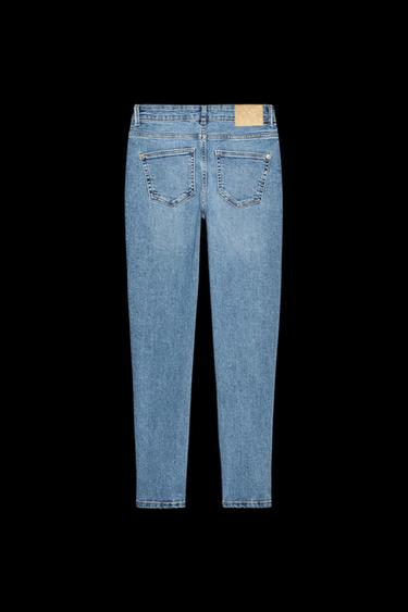 Z1975 MID-RISE SKINNY JEANS - Light blue by Zara