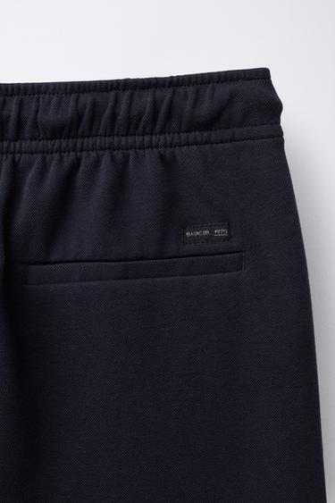 COMFORT TROUSERS WITH DRAWSTRINGS - Navy blue by Zara - Image 3