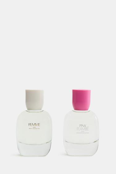FEMME + PINK FLAMBÉ EDT 2x30ML (1.0 FL. OZ). - TINTED LEATHER de Zara