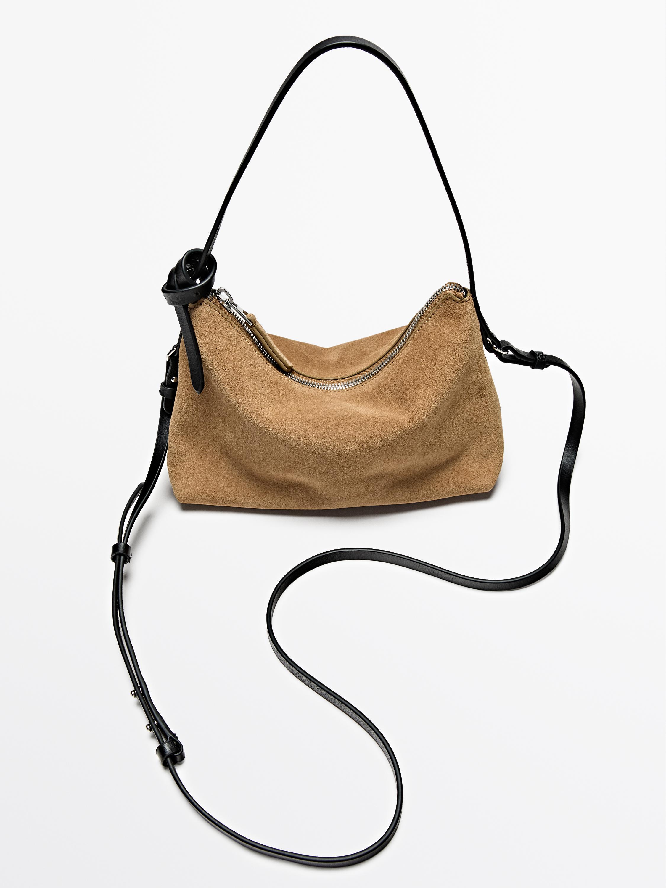 Petit sac en croûte de cuir