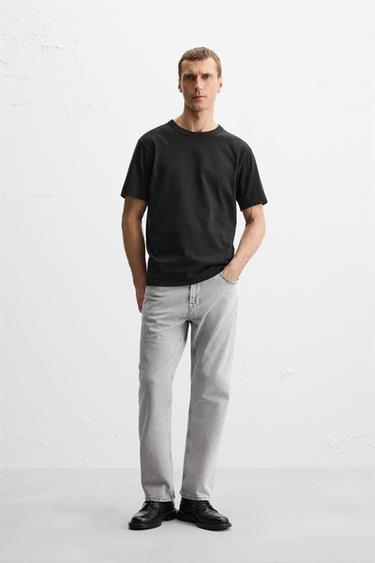 STRAIGHT ANKLE FIT JEANS - Grey by Zara - Image 0