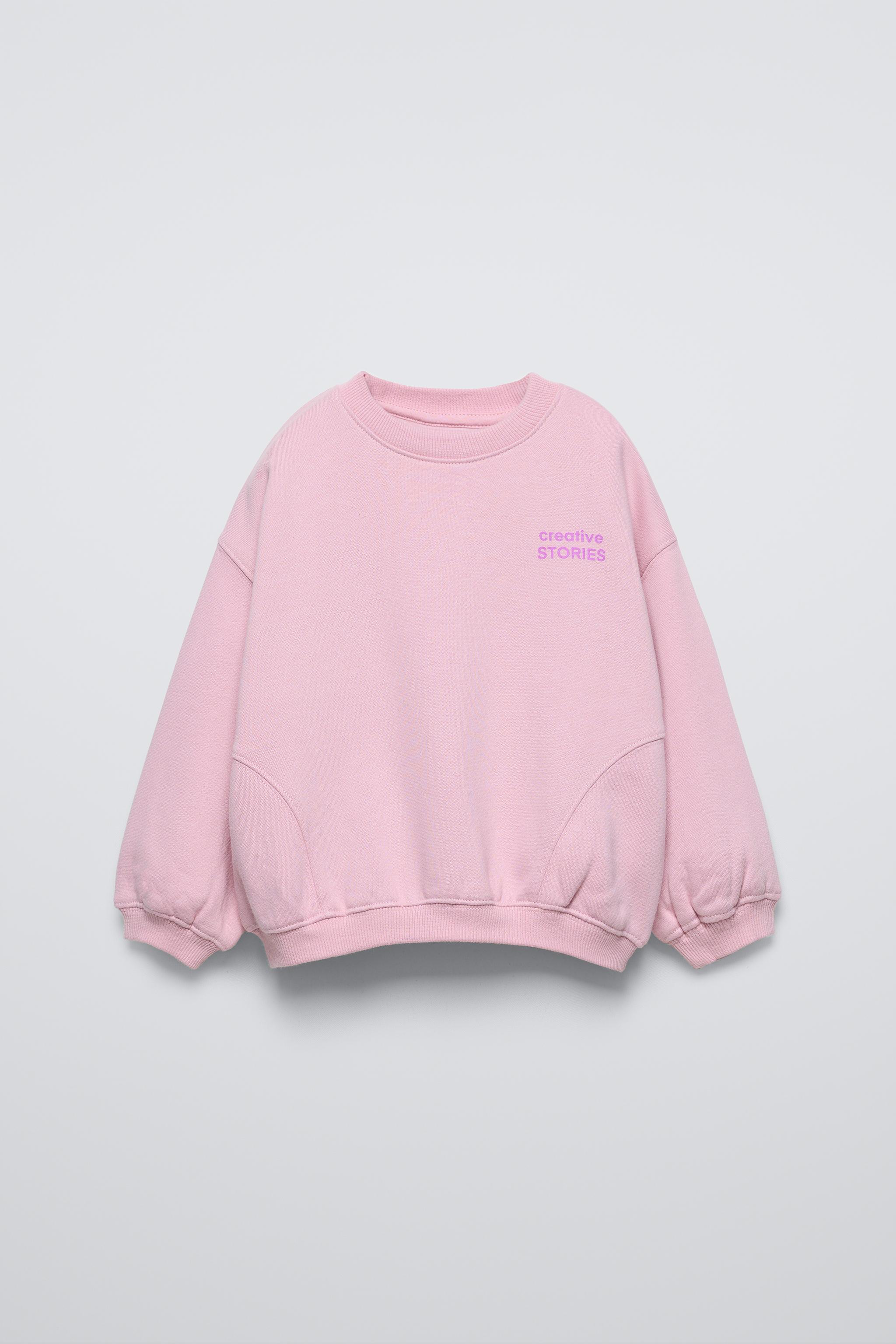 PLAIN SLOGAN SWEATSHIRT