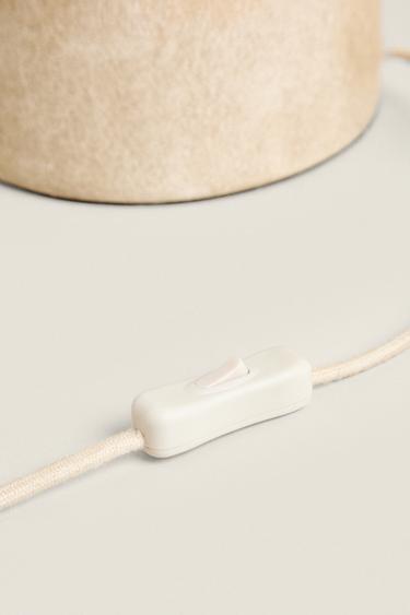 LARGE CERAMIC TABLE LAMP - Ecru by Zara - Image 4