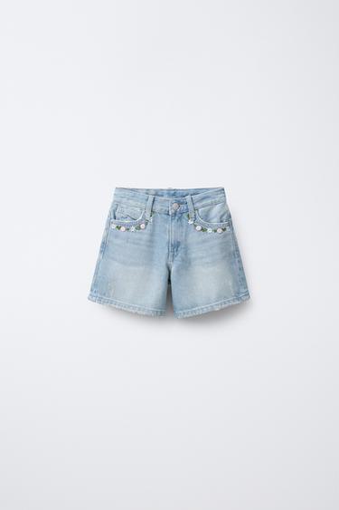 デニムショートパンツ – 女の子 | ZARA 日本