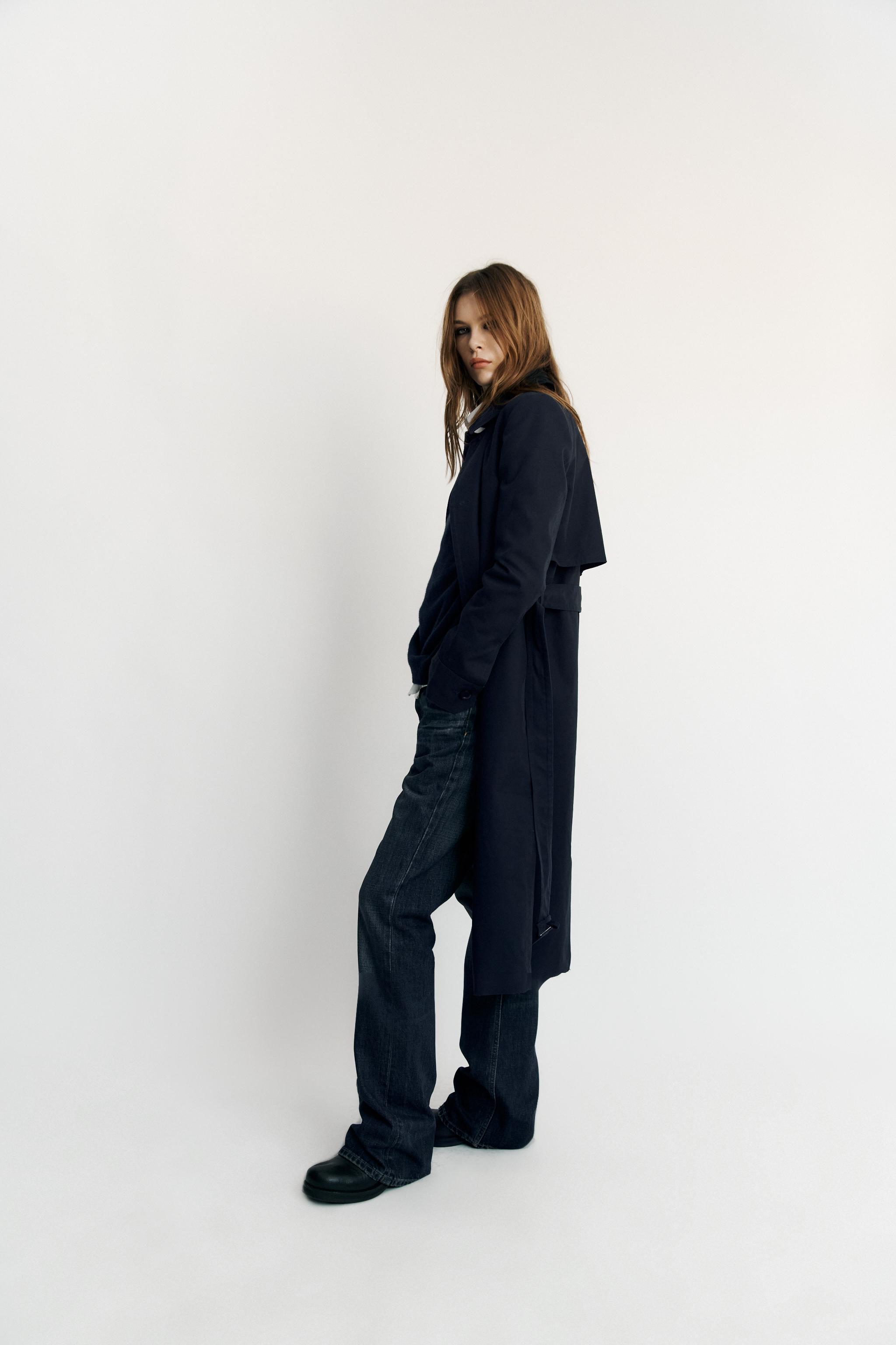 100% COTTON TRENCH COAT
