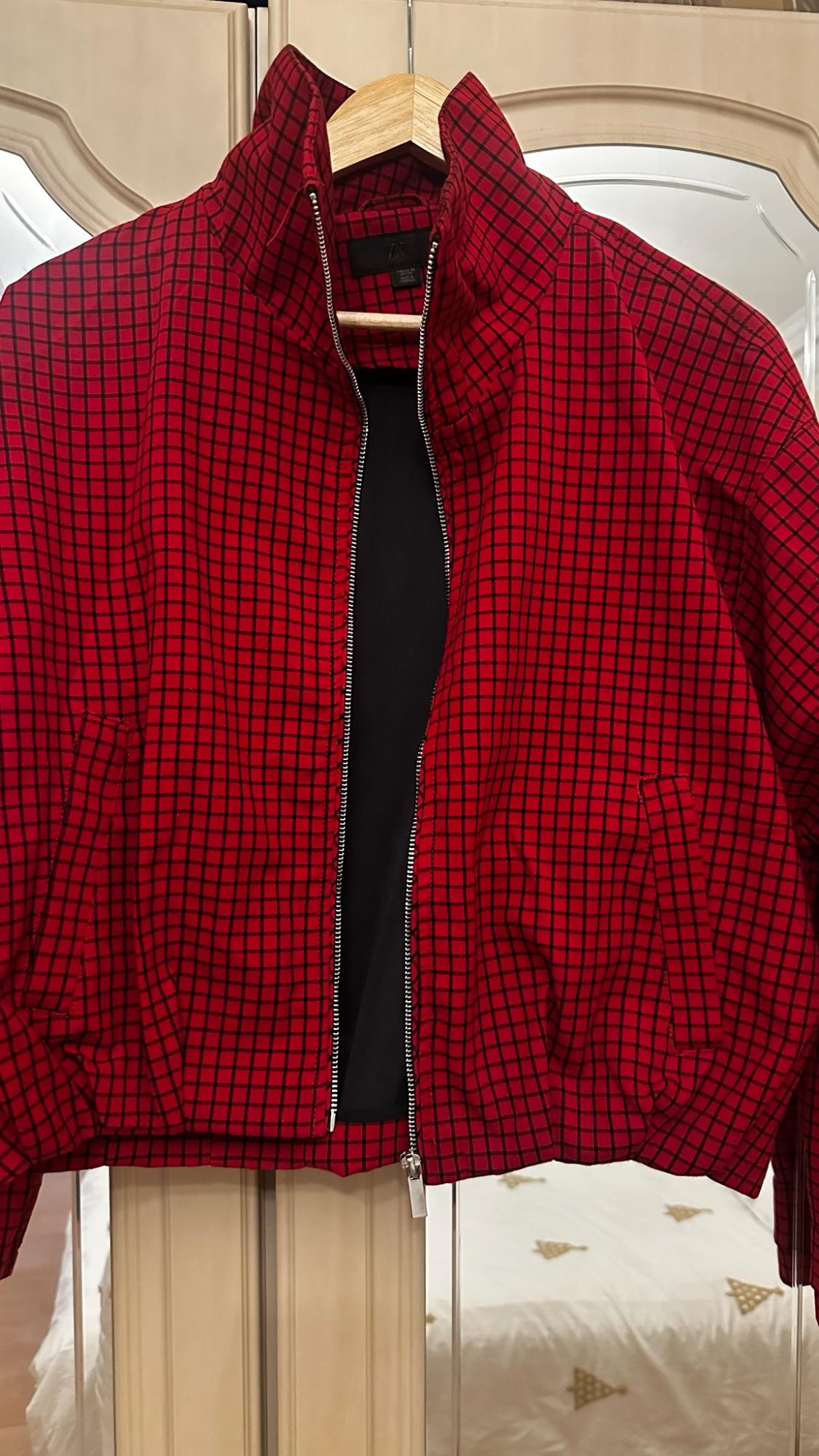 CHECK BOMBER JACKET - Image 3
