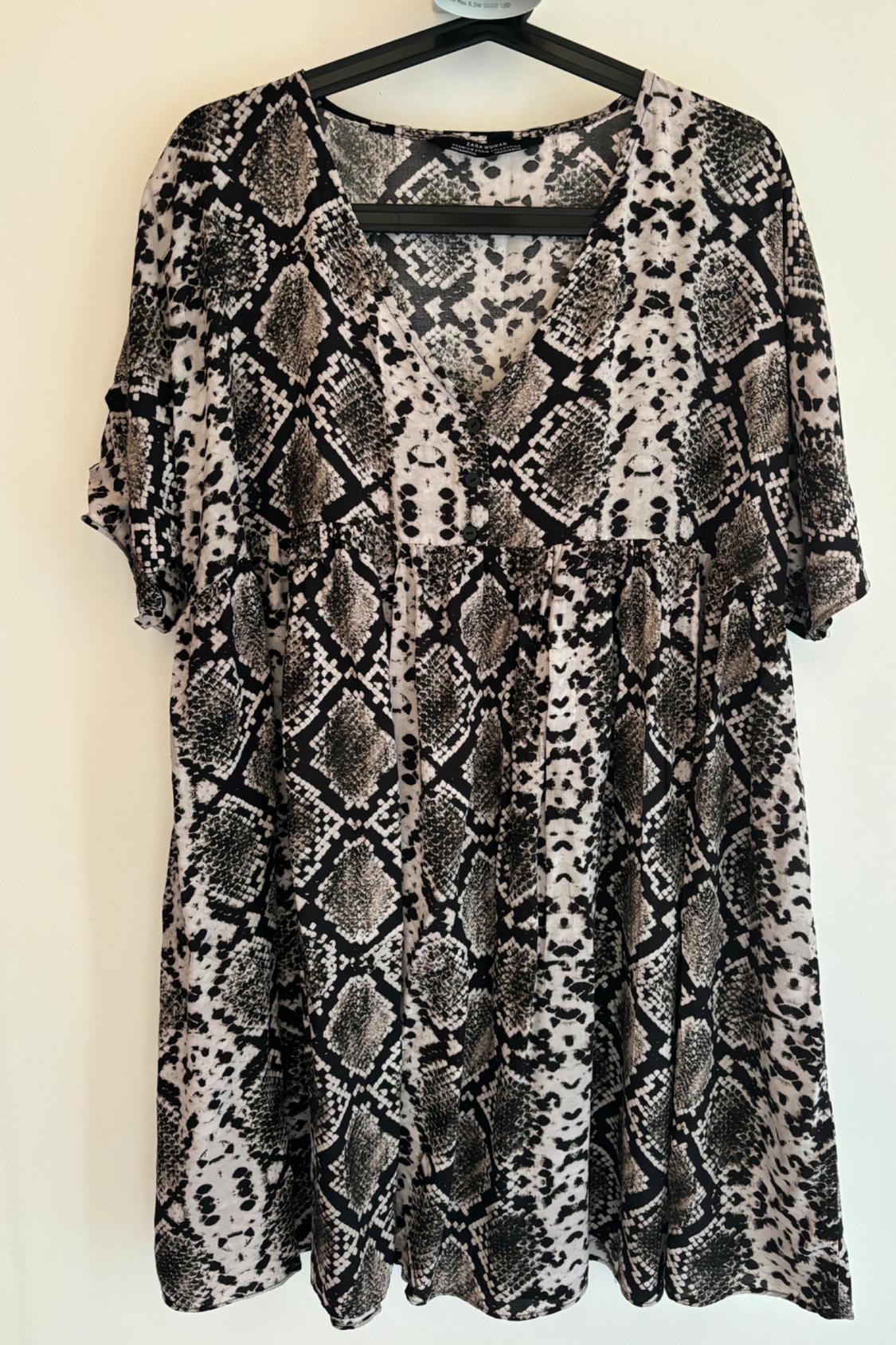 SNAKE PRINT DRESS