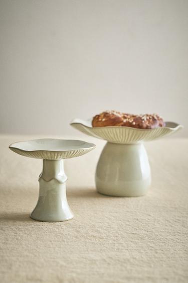 PRÉSENTOIR À TARTE GRÈS CHAMPIGNON - Crème de Zara - Image 5