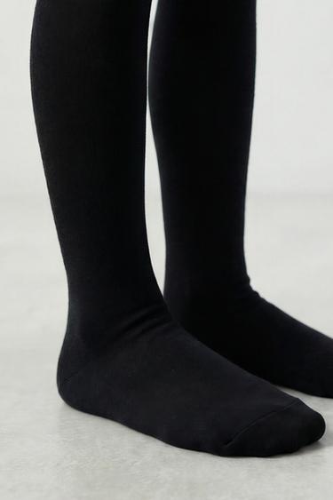 PLAIN TIGHTS - Black by Zara - Image 4