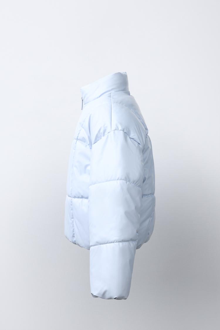 Chaqueta acolchada con efecto brillo y repelente al agua 4