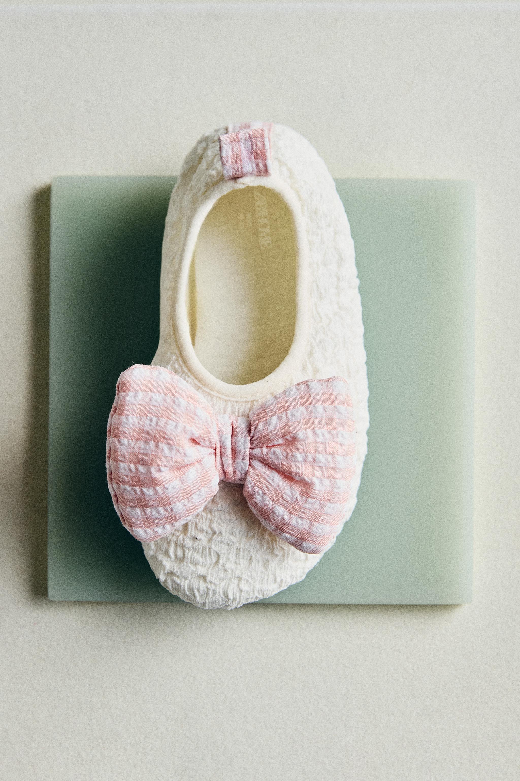 Обувь Zara KIDS BOW BALLET FLATS — фото 6