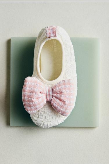 BALLERINE ENFANT NŒUD - Beige de Zara - Image 4