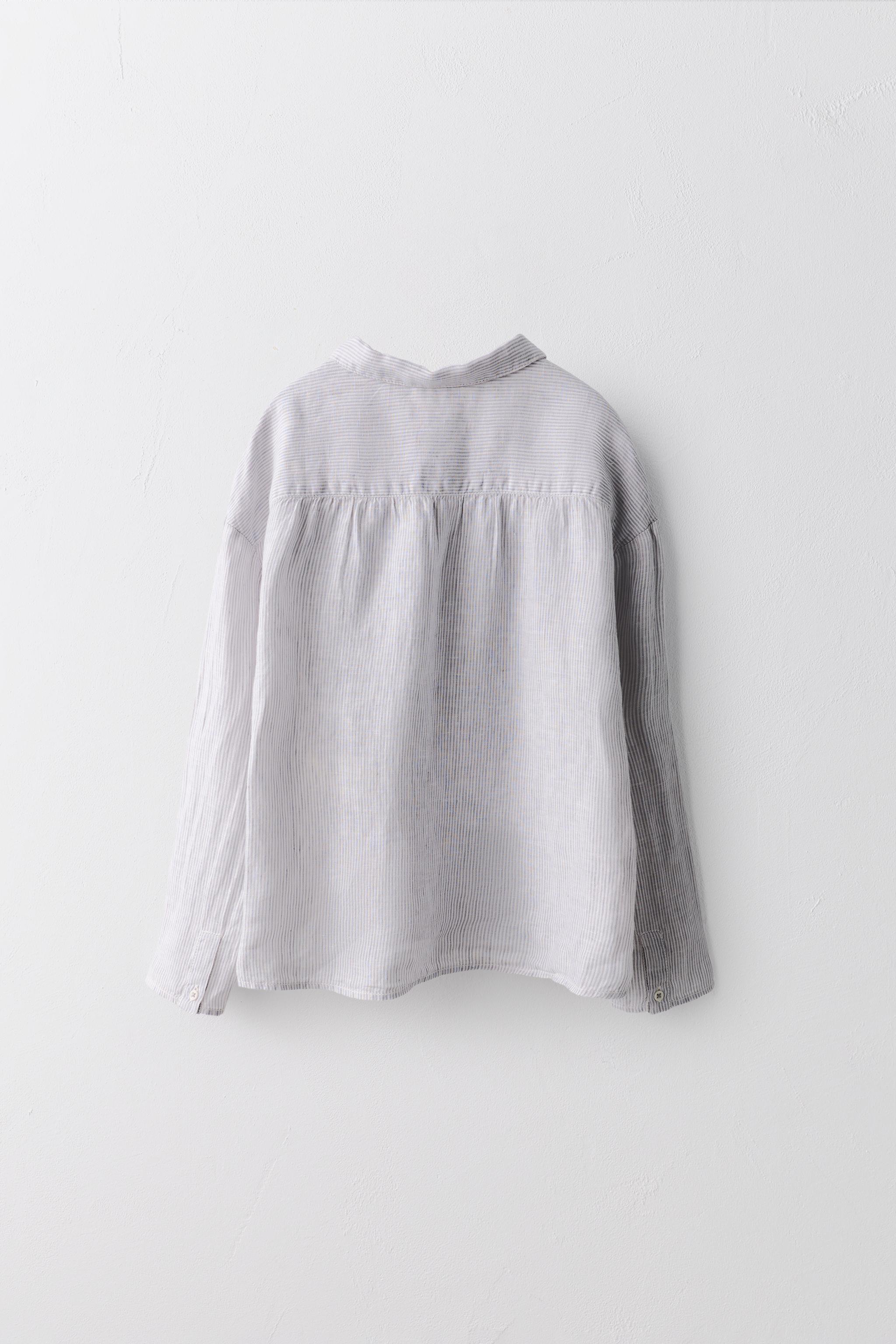 YEARS / LIMITED EDITION 100% LINEN STRIPED SHIRT