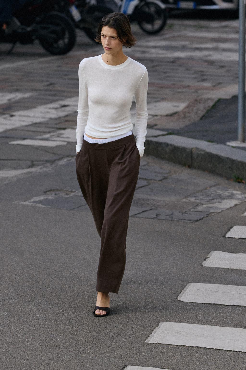 DOUBLE WAIST BARREL PANTS - image 2
