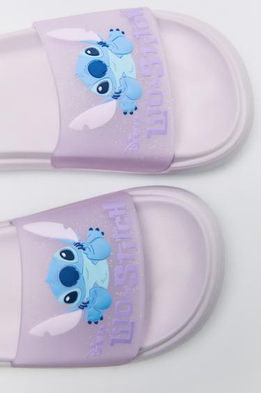 LILO & STITCH © DISNEY VINYL SLIDER SANDALS - Lilac by Zara