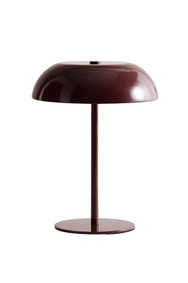 Zara MONOCHROME TOUCH TABLE LAMP - Maroon