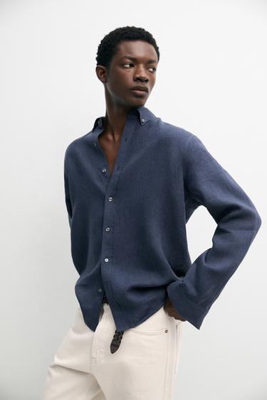Zara 100% linen regular fit shirt - 567