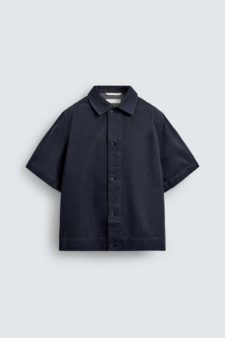 ZARA RELAXED FIT DENIM SHIRT