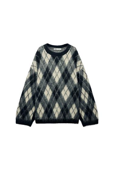 DIAMOND KNIT SWEATER