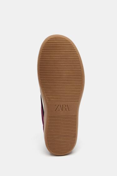 BASKETS - Rouge bourgogne de Zara - Image 6