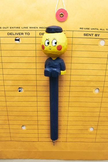 STYLO EN BOIS LIMONCELLA X THE ANIMALS OBSERVATORY - Bleu de Zara - Image 5