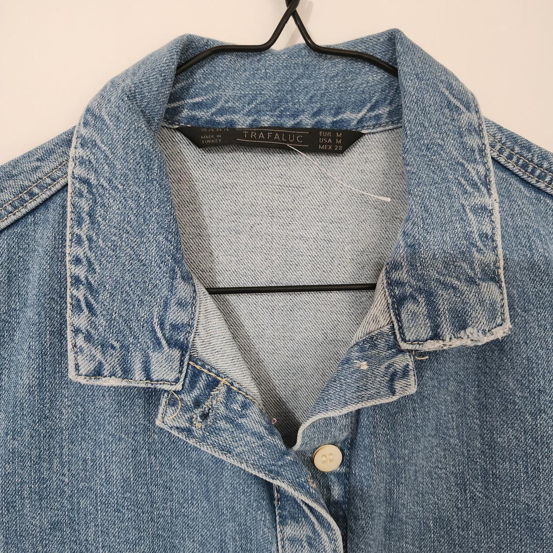 TRF DENIM LONG SLEEVE ROMPER - Image 4