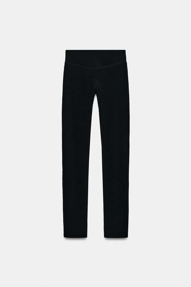 SEAMED LEGGINGS - Black by Zara - Image 2