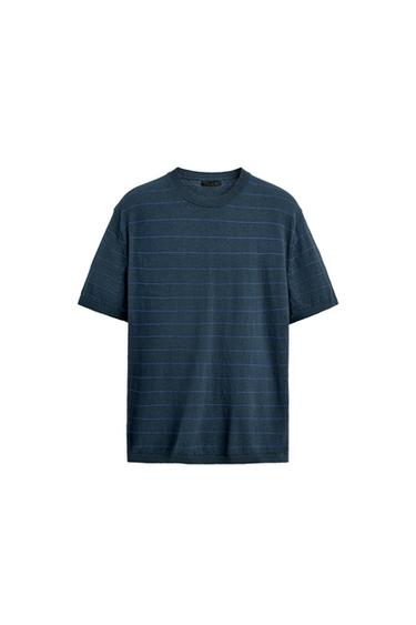 CAMISETA PUNTO ALGODÓN - LINO RAYAS